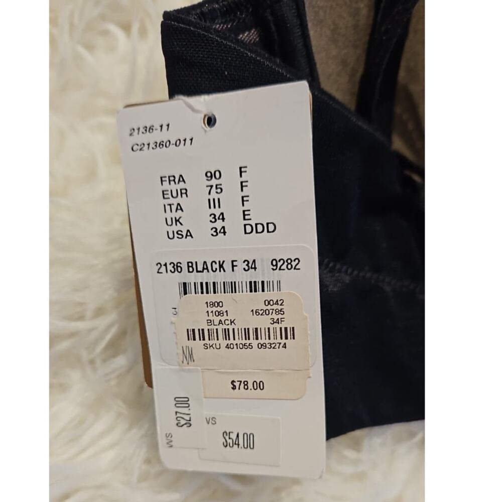 Chantelle Vous Et Moi Strapless Bra Black Size 34DDD | Convertible Underwire Bra - Picture 6 of 8